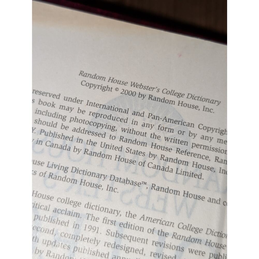 Random House College Dictionary - Picture 6 of 7